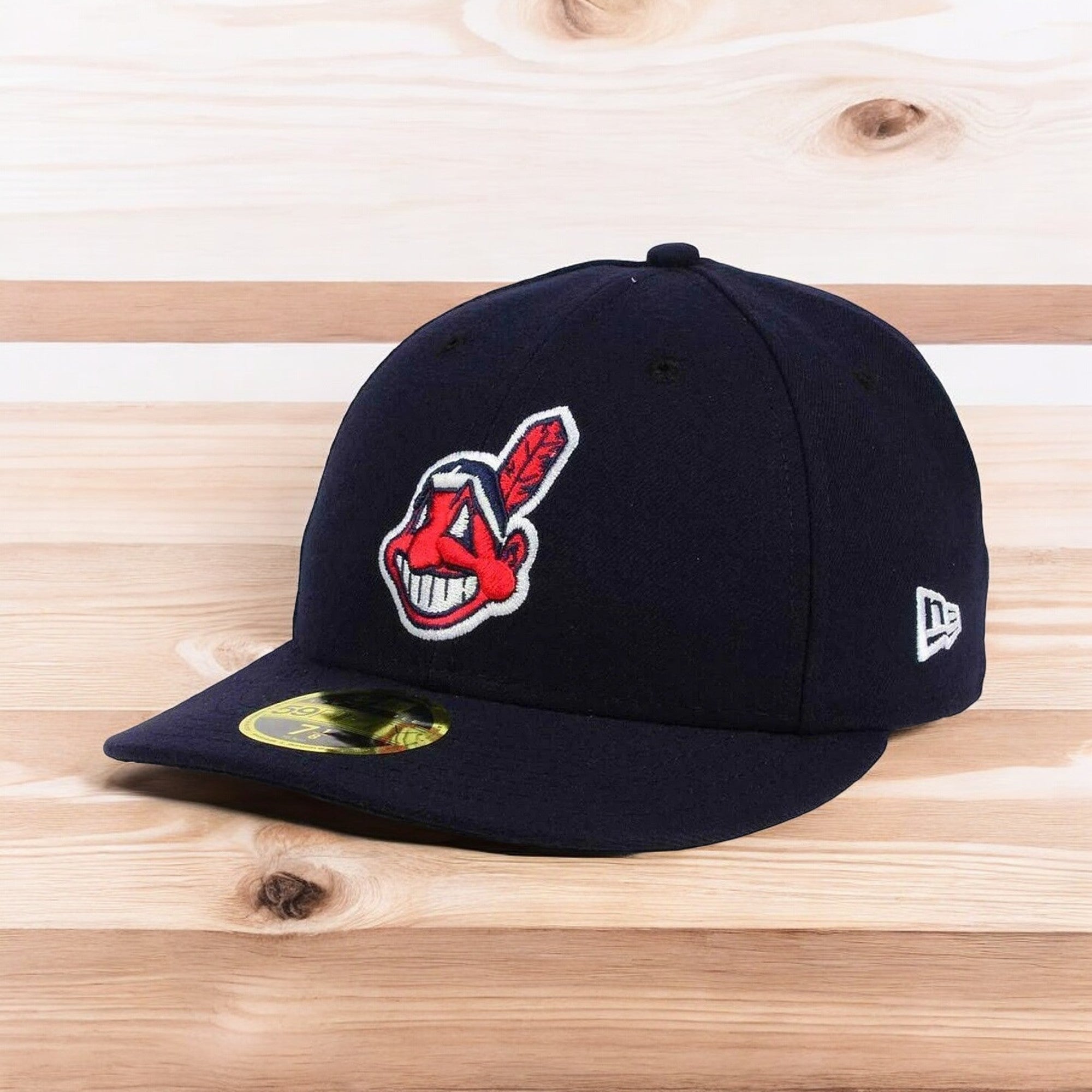 [70367451] Mens New Era MLB Low Profile Authentic 5950 - 2017 Cleveland Indians