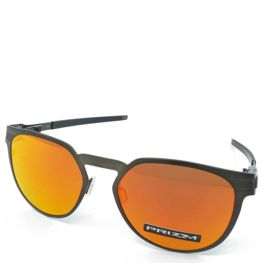 [OO4137-02] Mens Oakley Diecutter Sunglasses - Pewter/Prizm Ruby