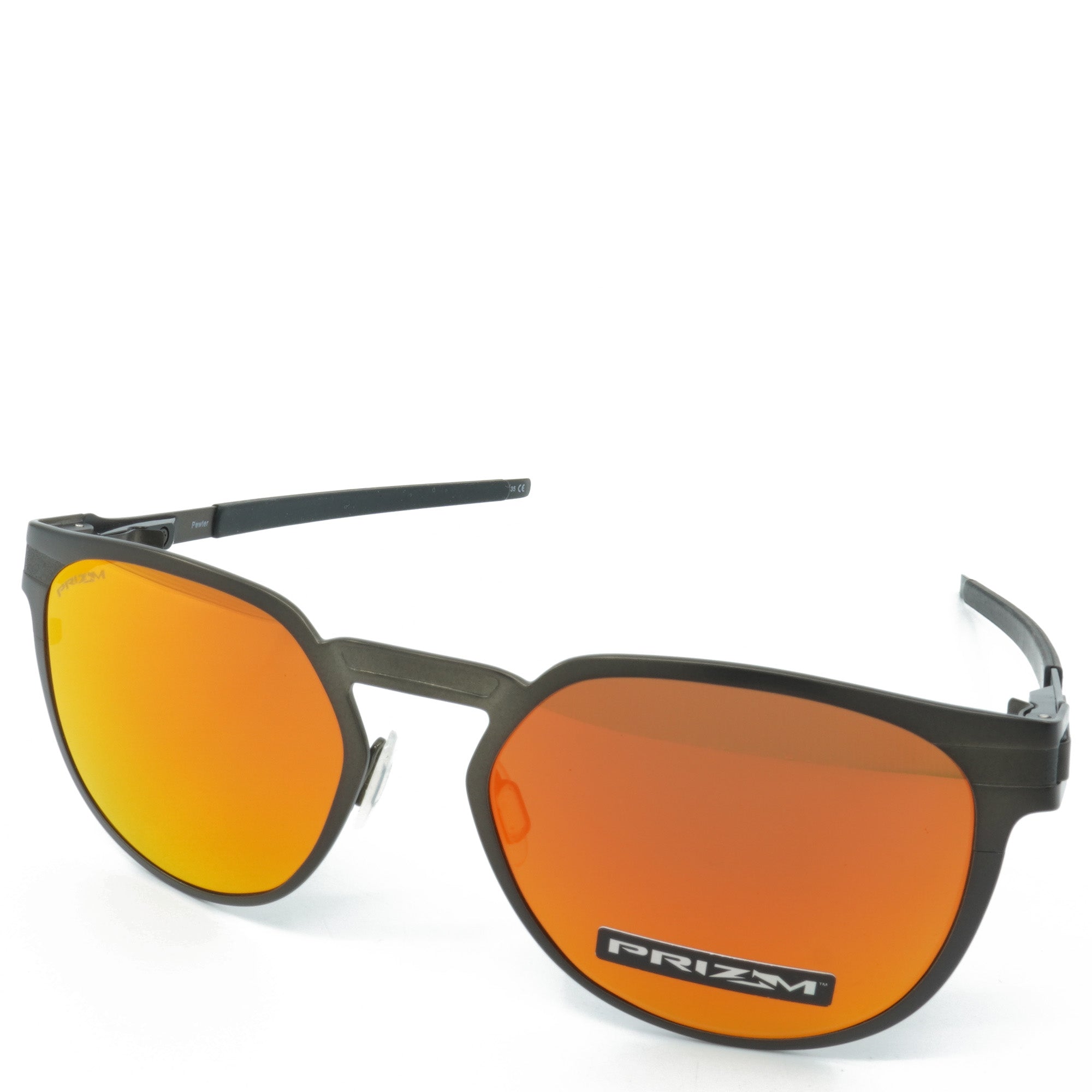 [OO4137-02] Mens Oakley Diecutter Sunglasses - Pewter/Prizm Ruby