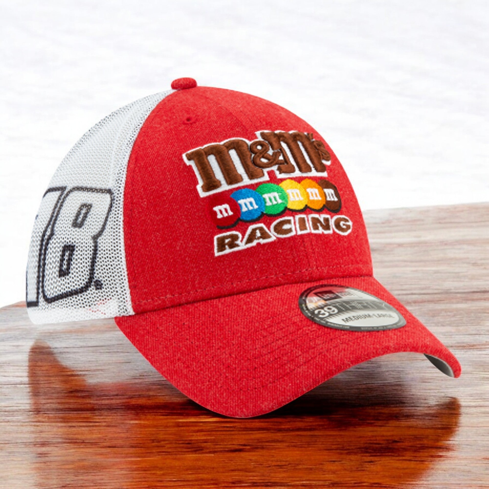 [12380027] Mens New Era Nascar 39Thirty Flex Fit Cap - Kyle Busch