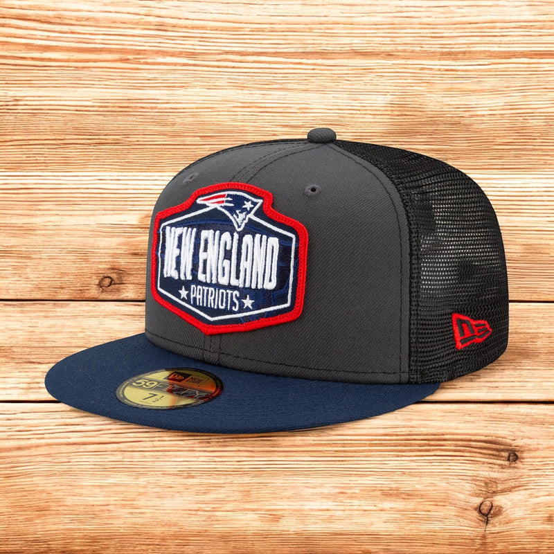 [60139129] Mens New Era NFL 2021 Draft 59Fifty Fitted - New England Patriots