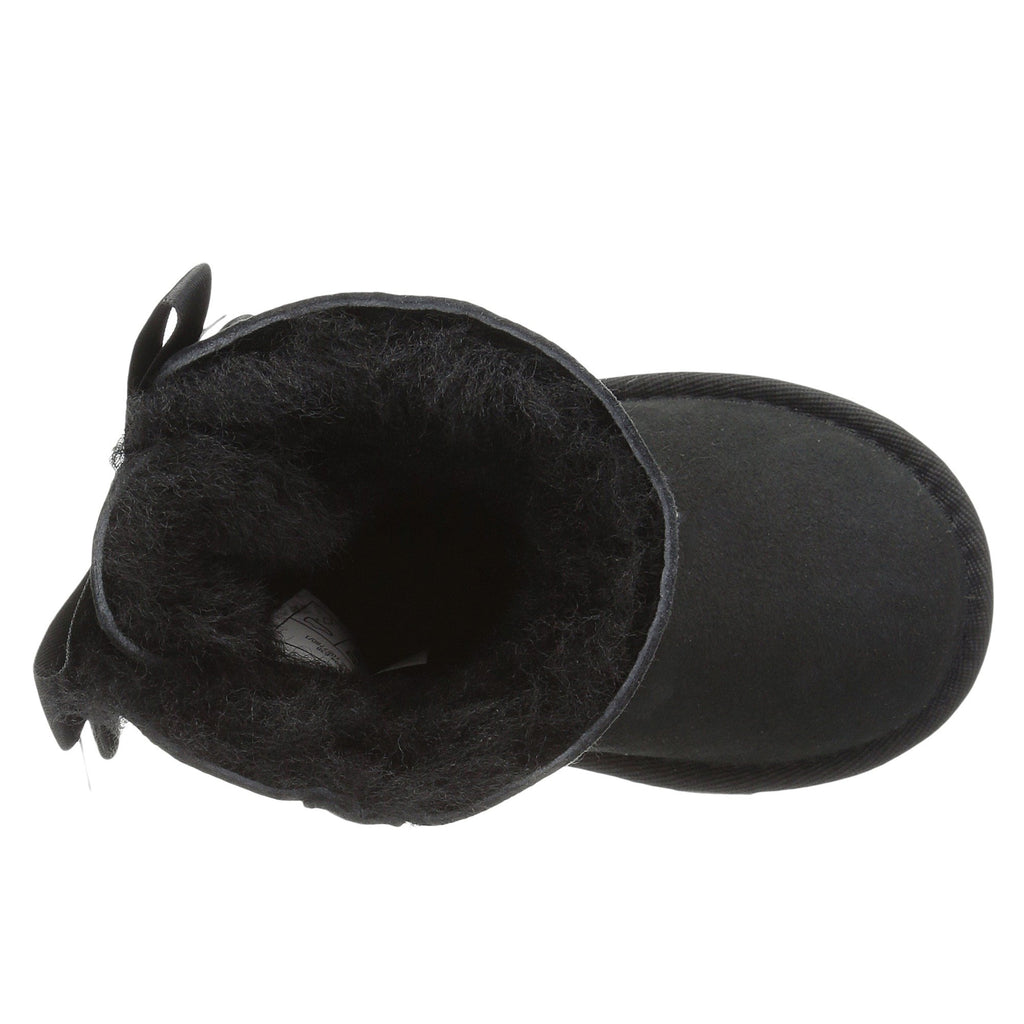[1017394T-BLK] Toddlers Ugg BAILEY BOW II