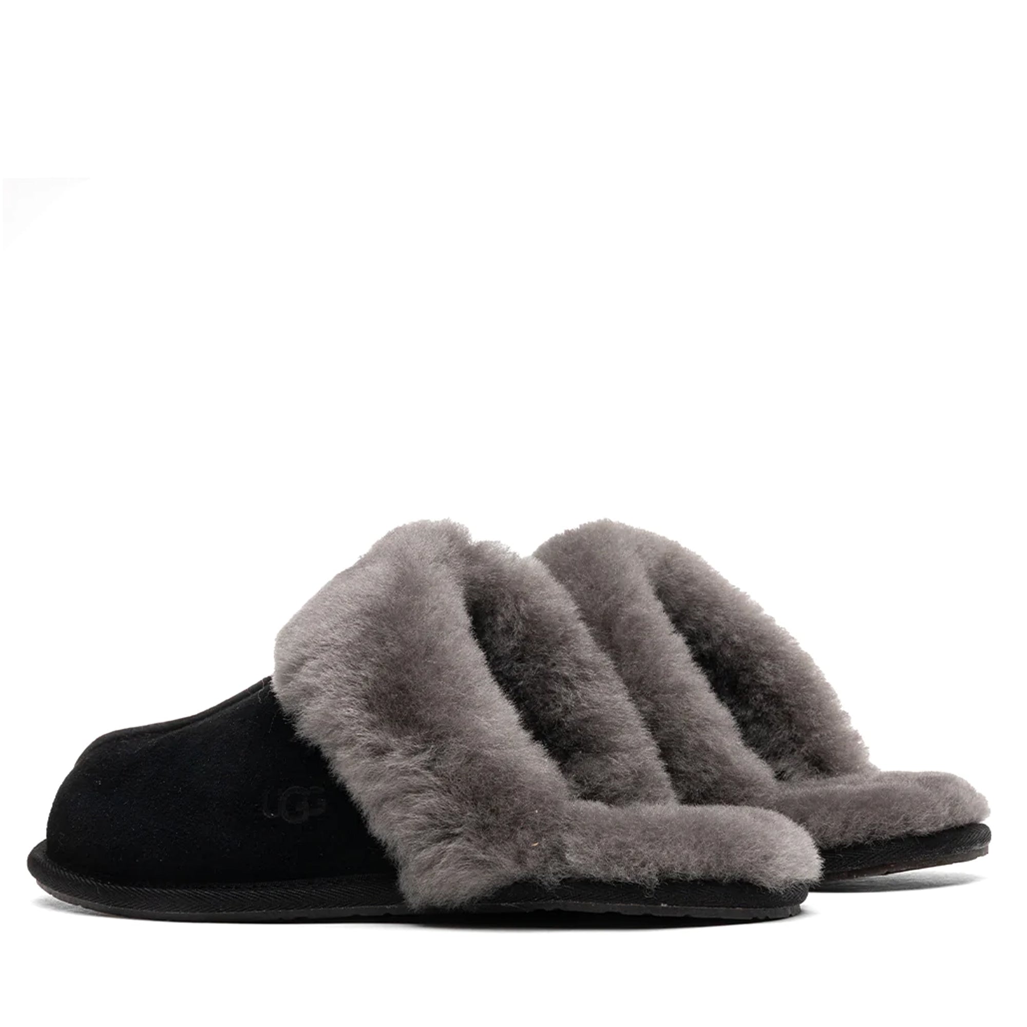 [1106872-BCGR] Womens Ugg SCUFFETTE II BLACK/GREY