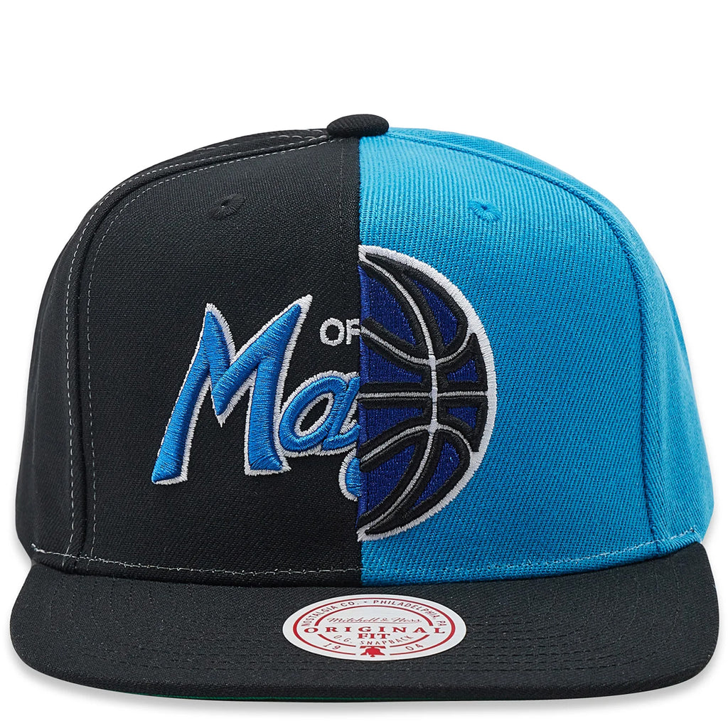 Mens Mitchell & Ness NBA SPLIT CROWN SNAPBACK HWC MAGIC