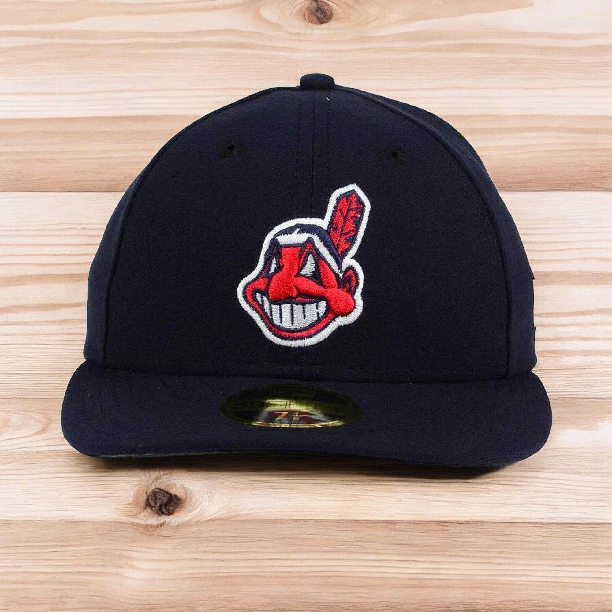 [70367451] Mens New Era MLB Low Profile Authentic 5950 - 2017 Cleveland Indians