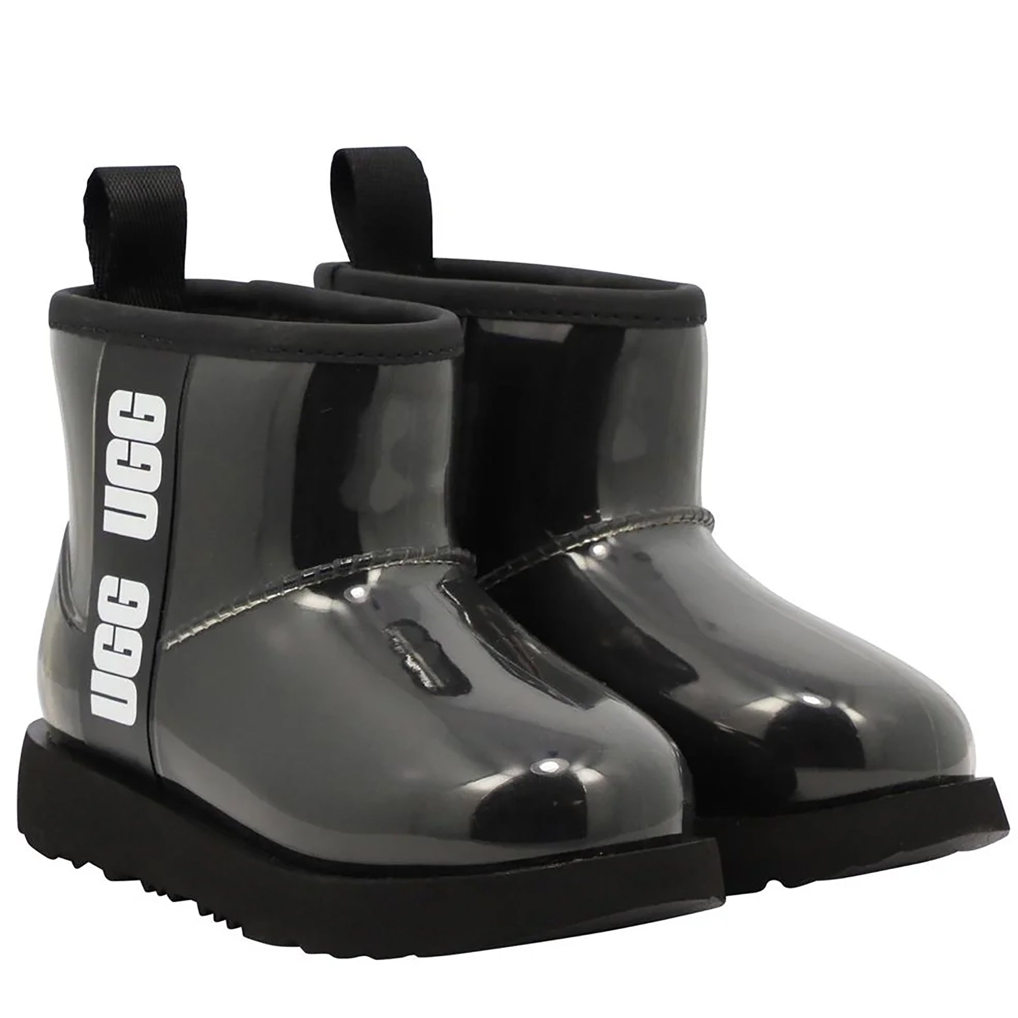 [1112386K-BLK] Kids UGG CLASSIC CLEAR MINI