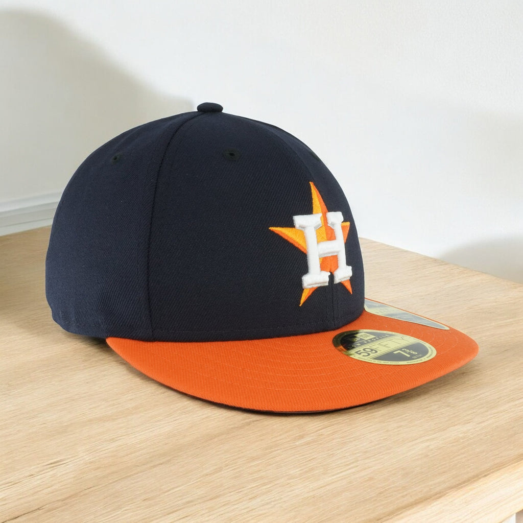 [70367429] Mens New Era MLB Low Profile Authentic 5950 - Houston Astros Road '17