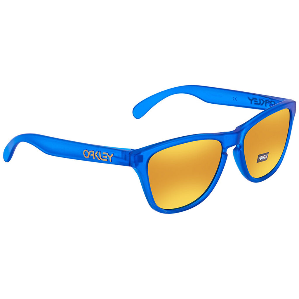 [OJ9006-04] Youth Oakley Frogskins XS Sunglasses - Matte Sapphire/24k Iridium