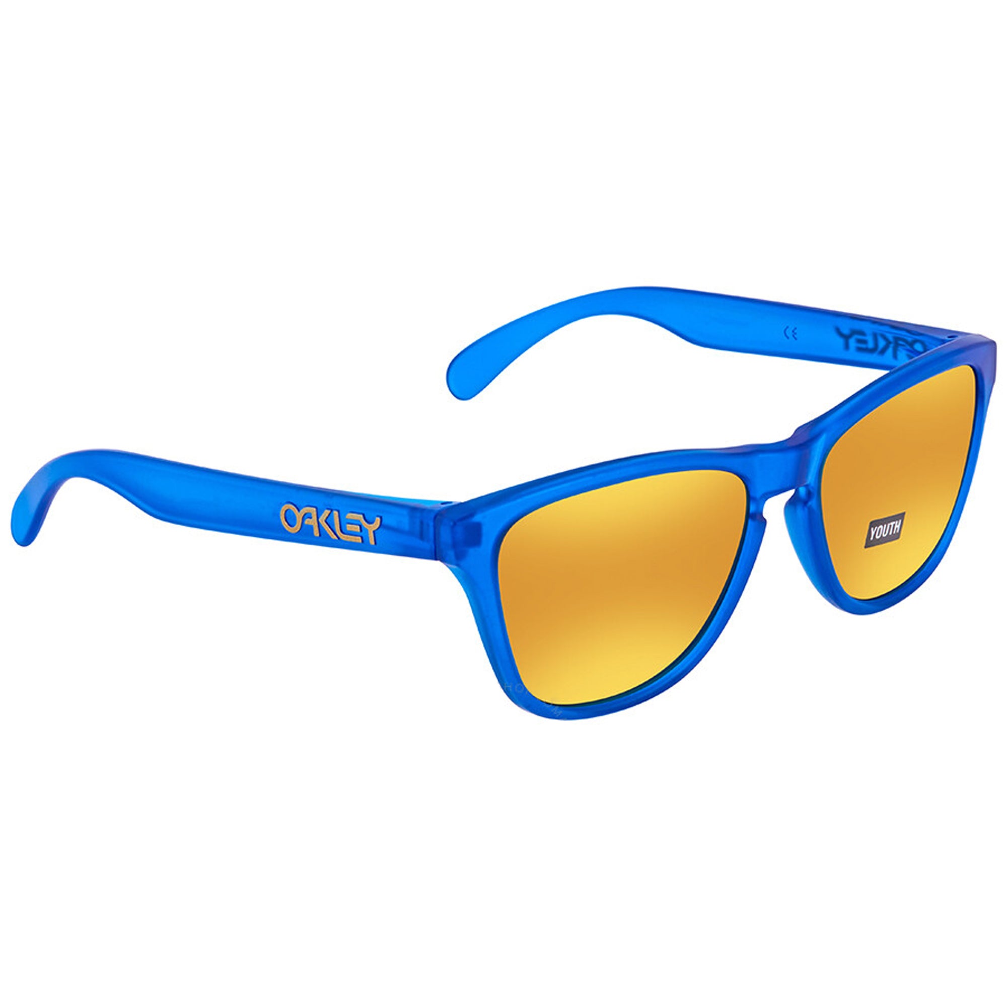 [OJ9006-04] Youth Oakley Frogskins XS Sunglasses - Matte Sapphire/24k Iridium