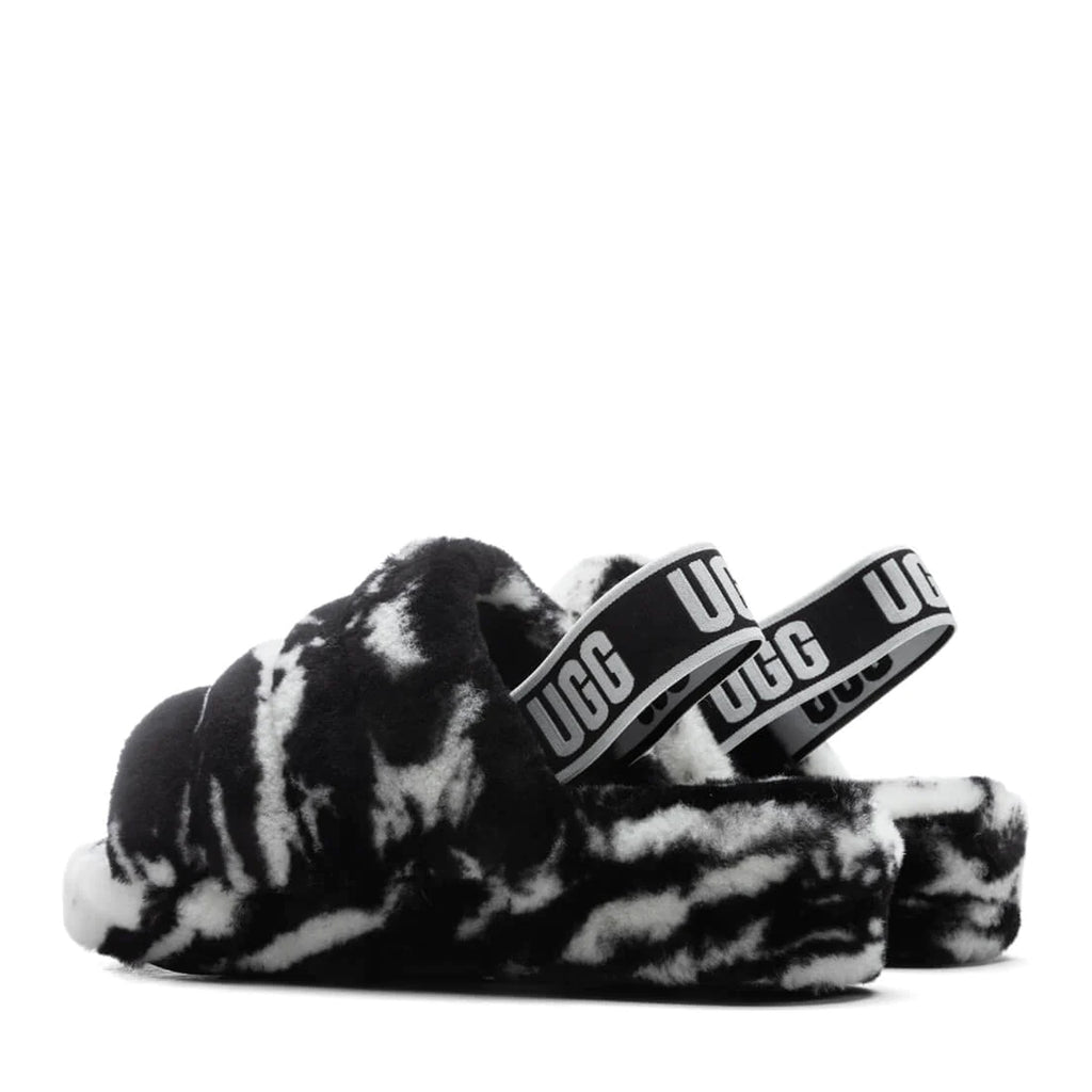[1123636K-BLK] Kids UGG FLUFF YEAH SLIDE