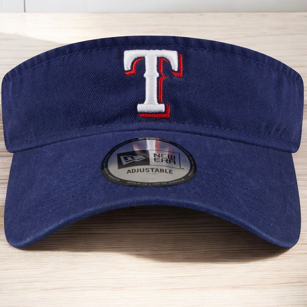 [80676102] Mens New Era Dugout Redux 2 Visor - Texas Rangers