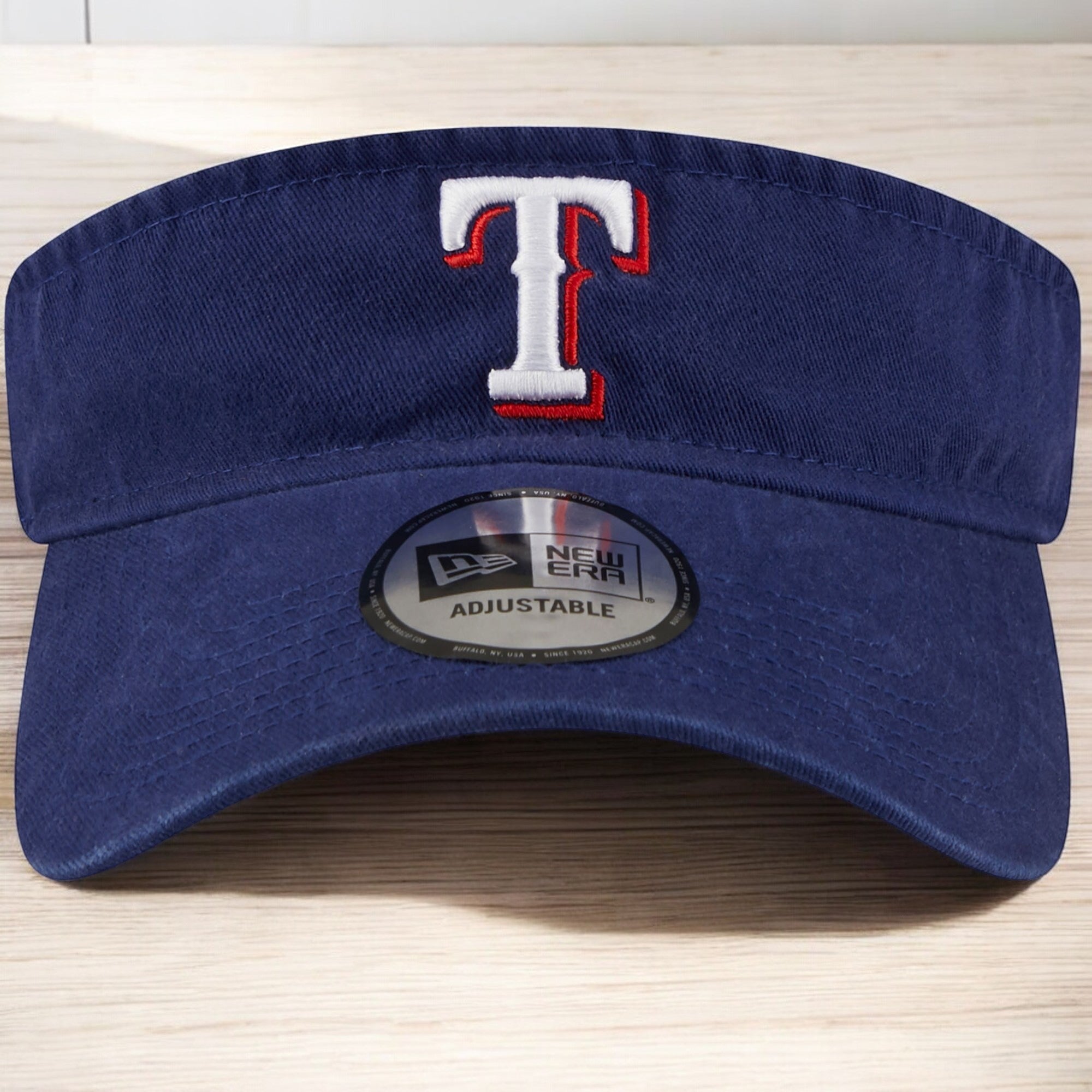 [80676102] Mens New Era Dugout Redux 2 Visor - Texas Rangers