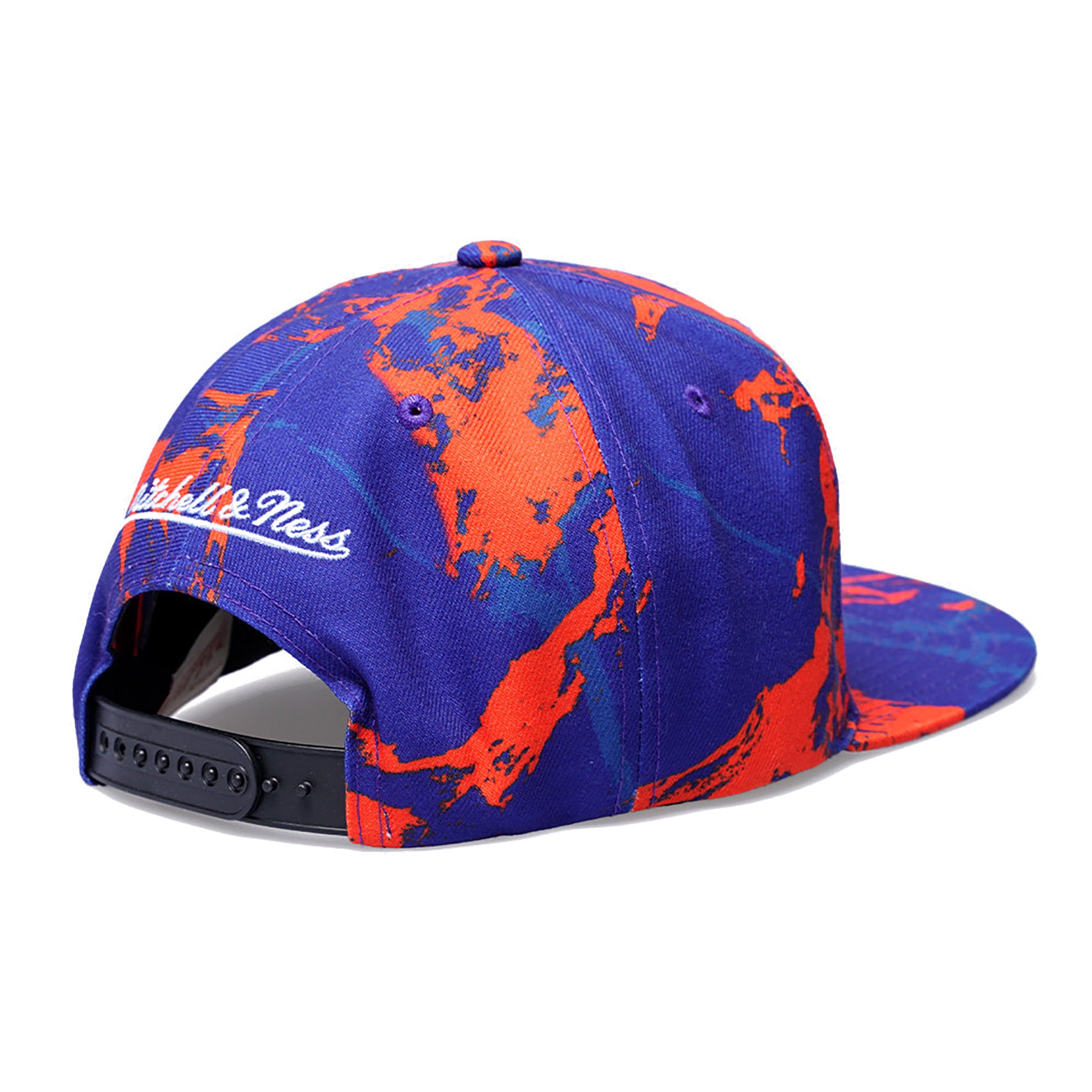 [HHSS3480-NYKYYPPPBLUE] MENS MITCHELL & NESS NBA NY KNICKS DOWN FOR ALL SNAPBACK