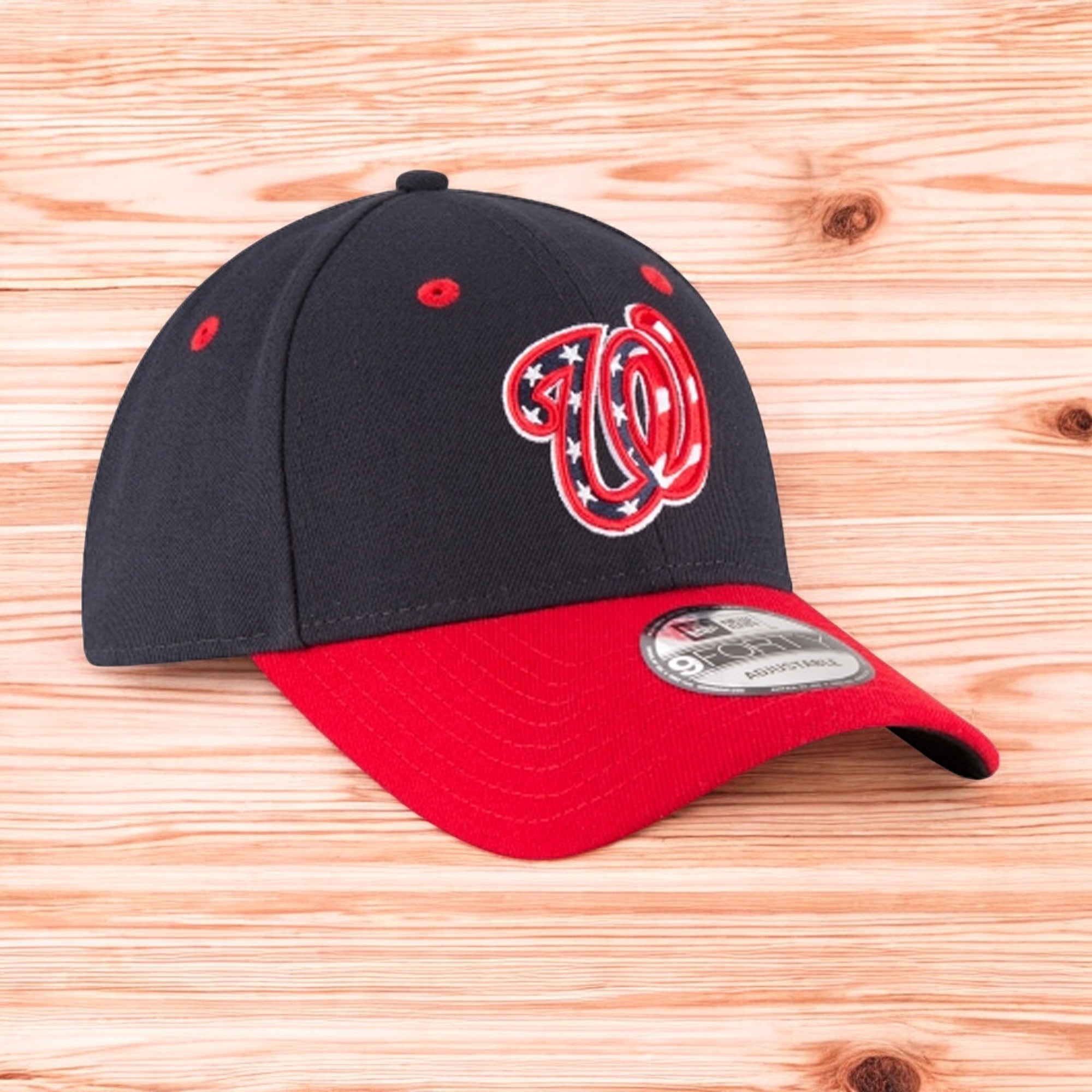 [11432277] Mens New Era MLB League 9Forty Adjustable Cap - Washington Nationals