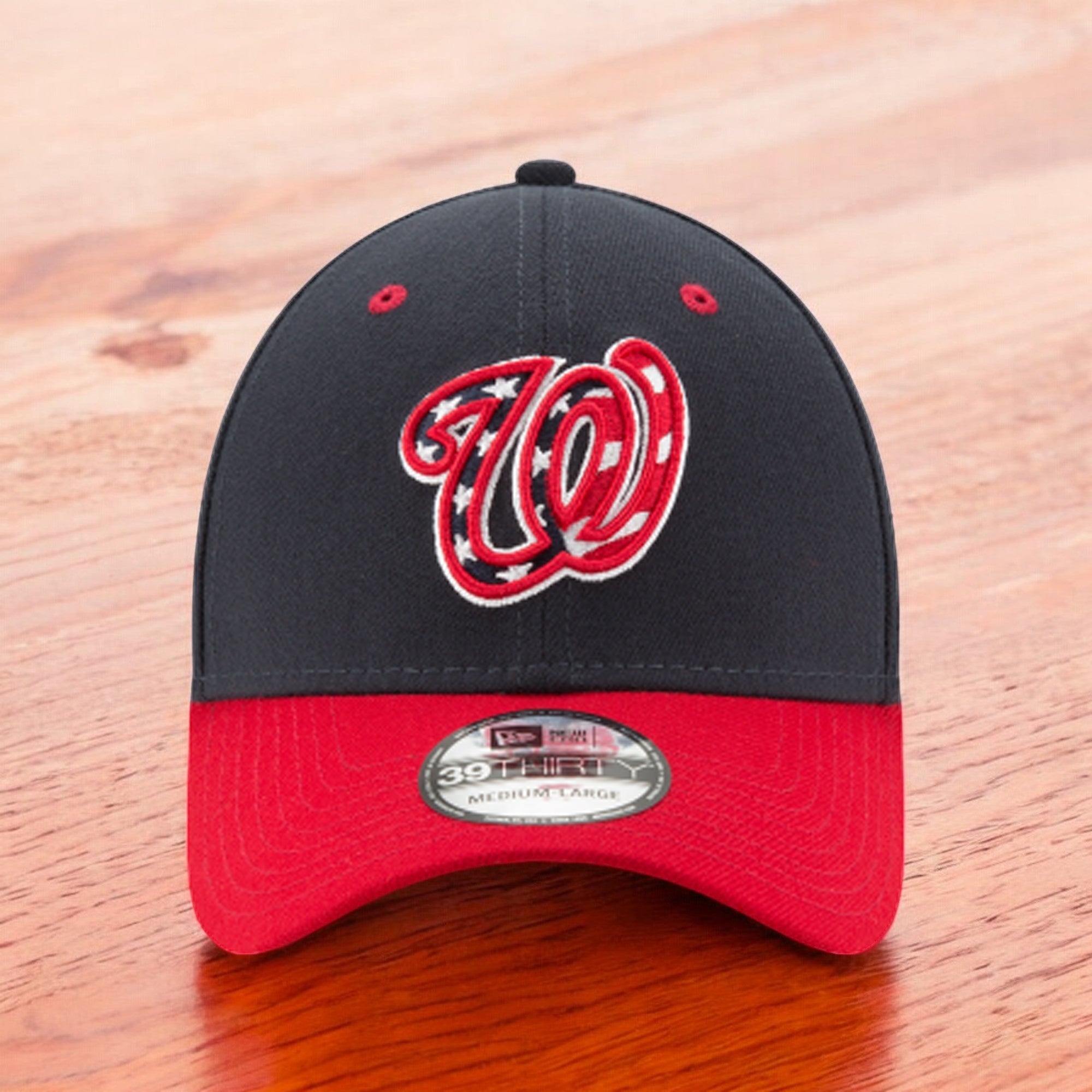 [11432296] Mens New Era MLB 39Thirty Flex Fit Cap - Washington Nationals