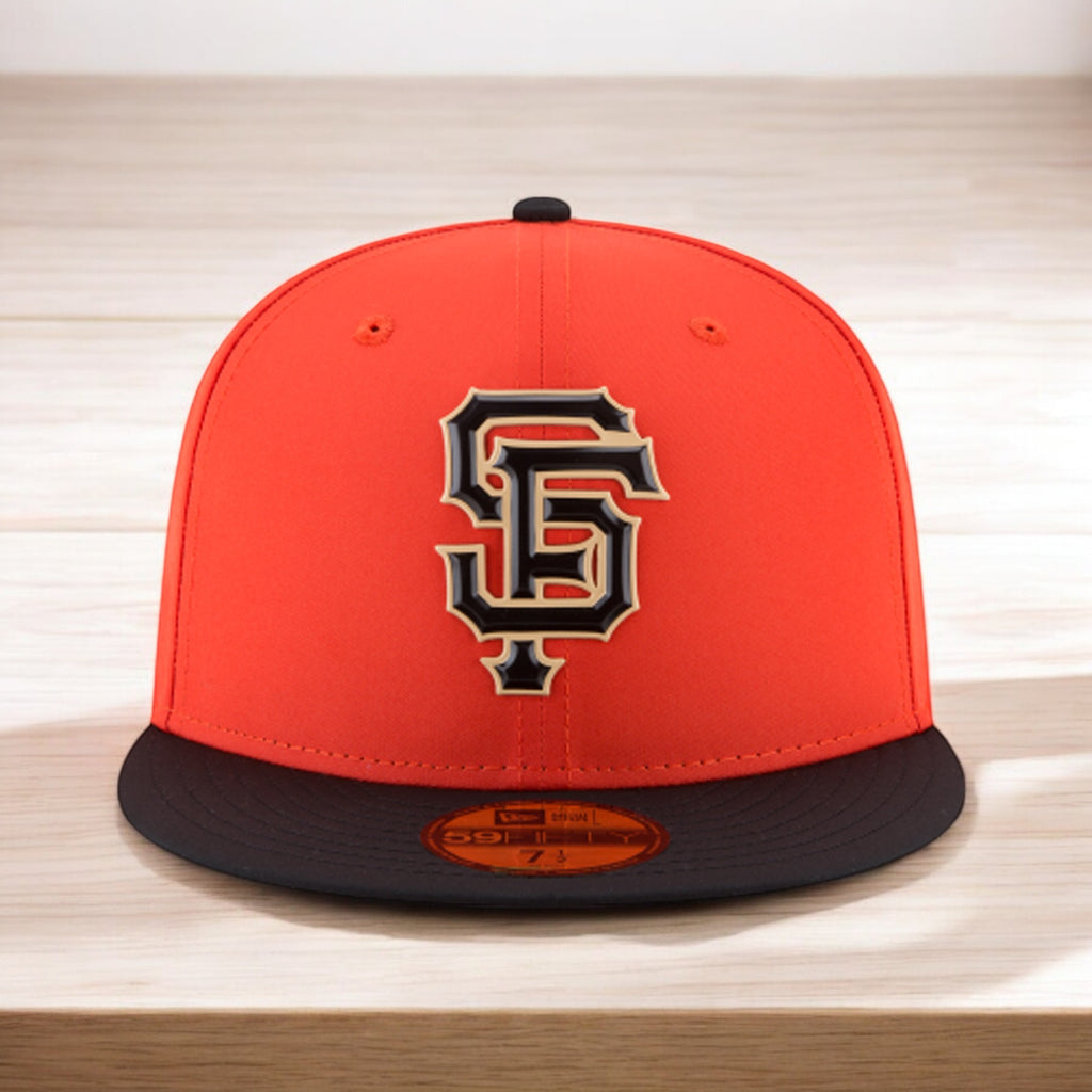 [11554516] Mens New Era MLB 59Fifty Authentic BP Fitted - San Francisco Giants