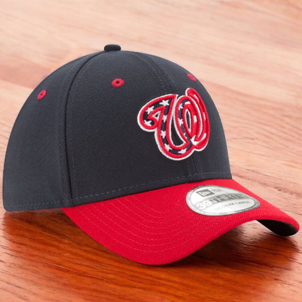 [11432296] Mens New Era MLB 39Thirty Flex Fit Cap - Washington Nationals