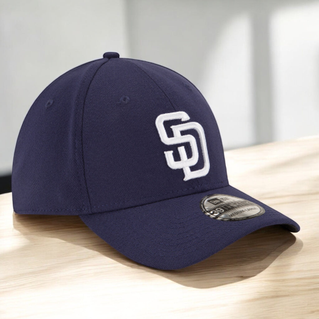 [10975795] Mens New Era MLB 39Thirty Flex Fit Cap - San Diego Padres