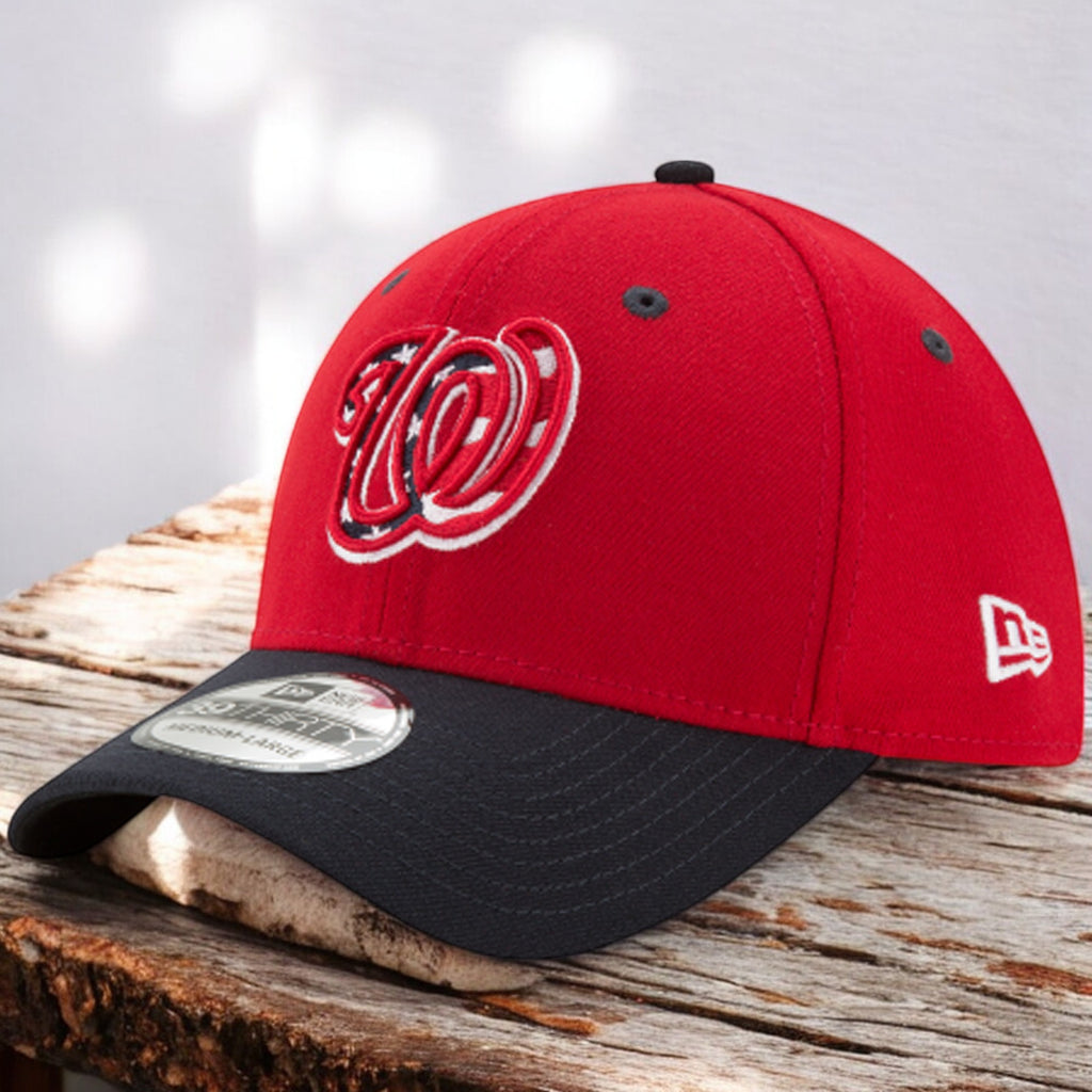 [11432297] Mens New Era MLB 39Thirty Flex Fit Cap - Washington Nationals