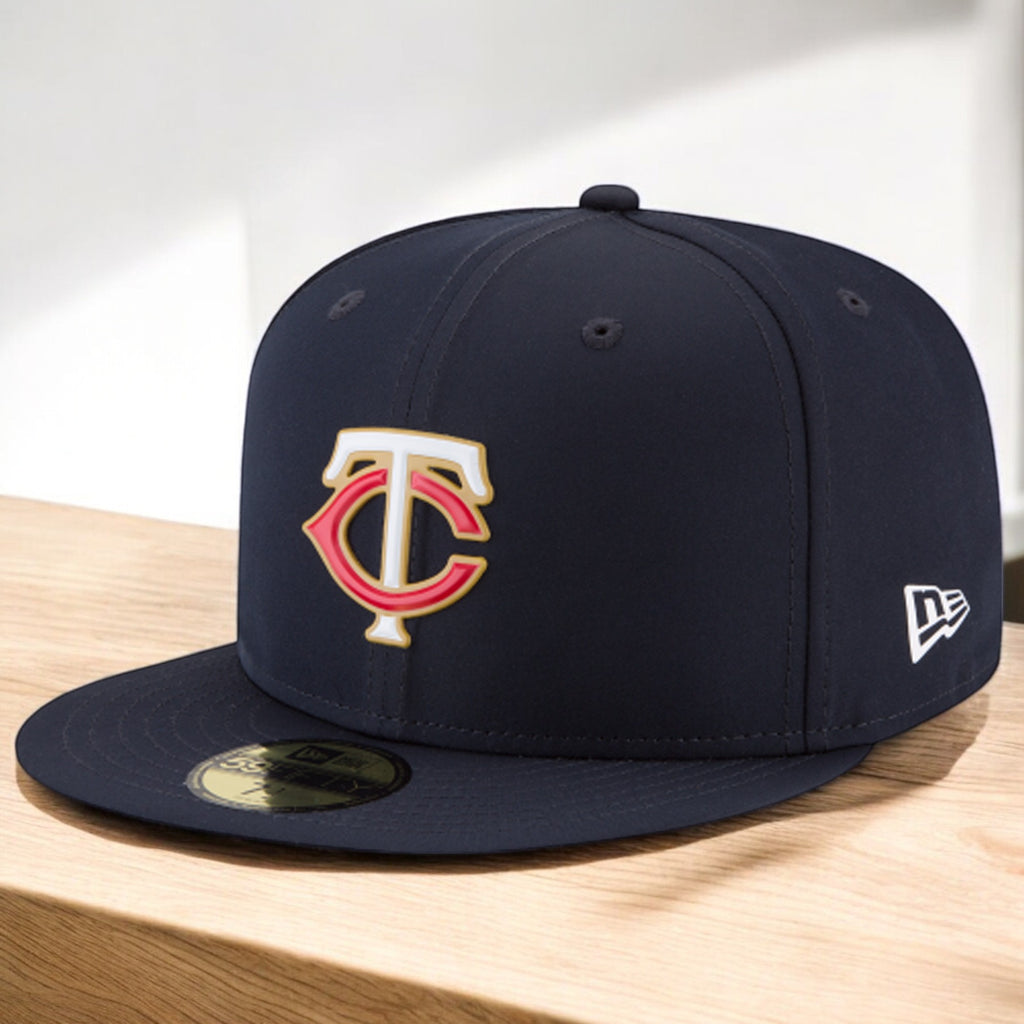 [11554523] Mens New Era MLB 59Fifty Authentic BP Fitted - Minnesota Twins