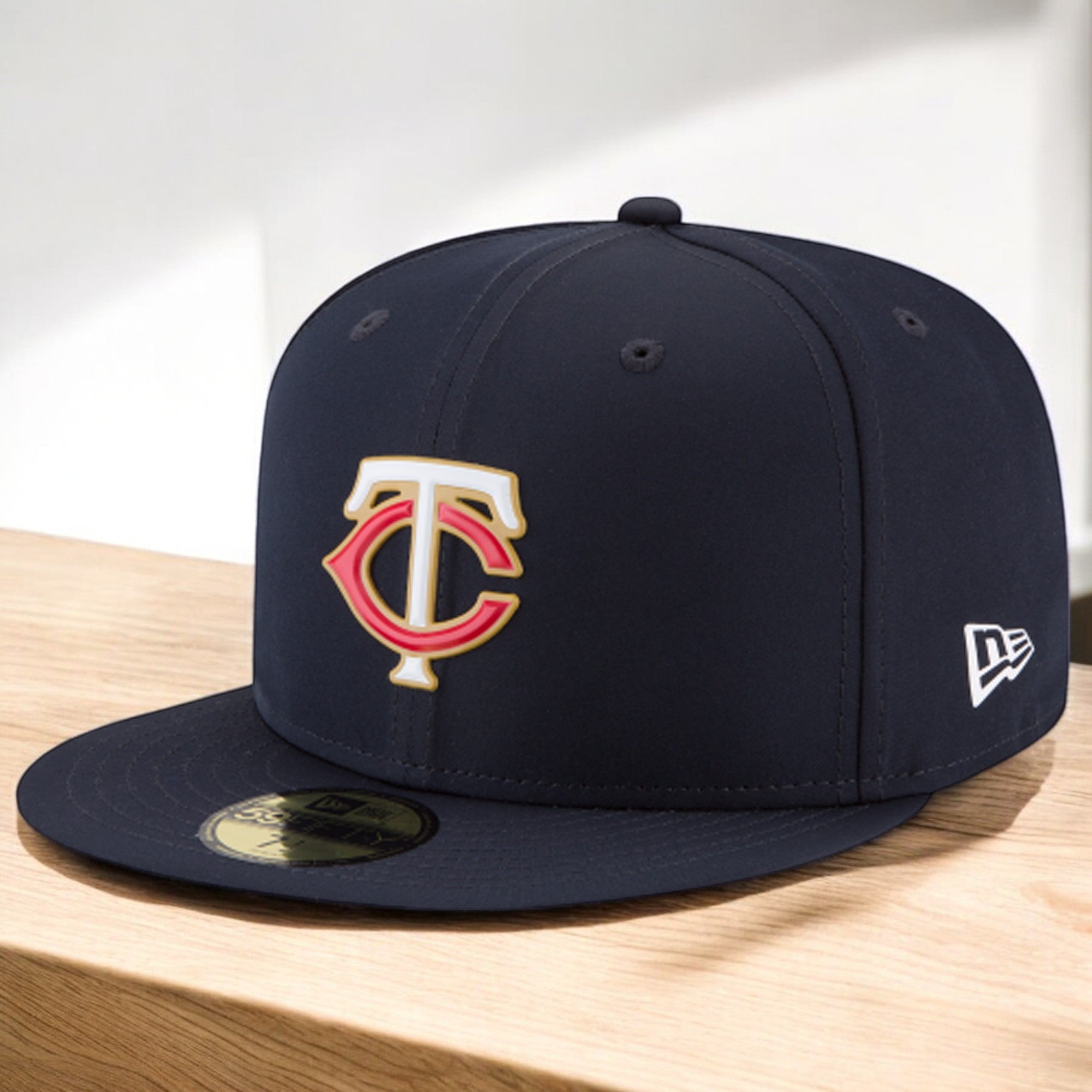 [11554523] Mens New Era MLB 59Fifty Authentic BP Fitted - Minnesota Twins