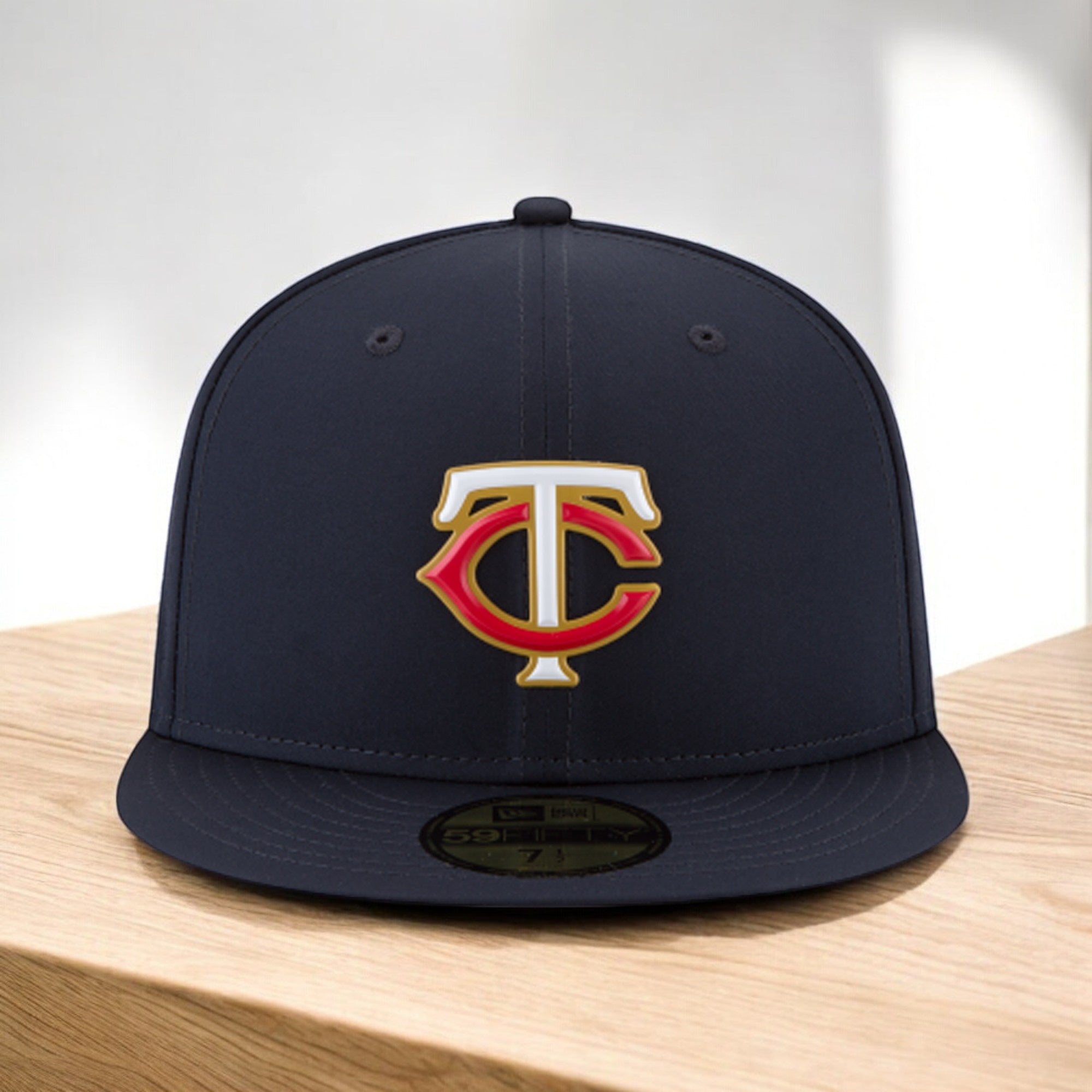 [11554523] Mens New Era MLB 59Fifty Authentic BP Fitted - Minnesota Twins