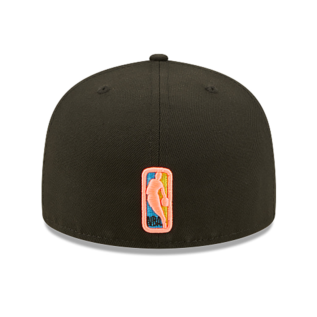 [70643195] Mens New Era NBA 5950 PINK GLOW FITTED - GOLDEN STATE WARRIORS