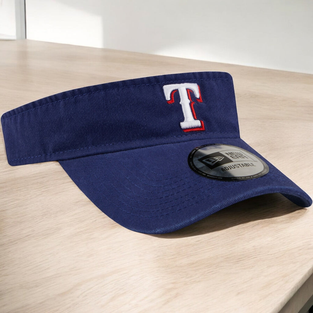 [80676102] Mens New Era Dugout Redux 2 Visor - Texas Rangers
