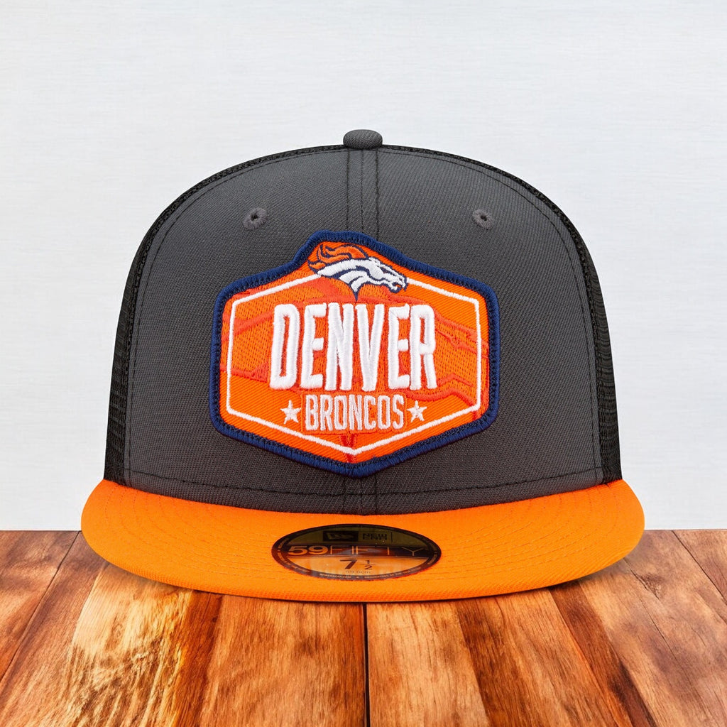[60139117] Mens New Era NFL Authentic 2021 Draft 59Fifty Fitted - Denver Broncos