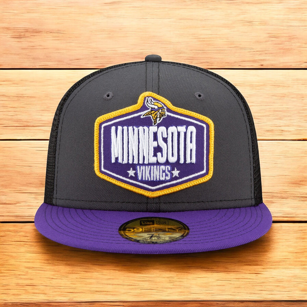 [60139128] Mens New Era NFL 2021 Draft 59Fifty Fitted - Minnesota Vikings