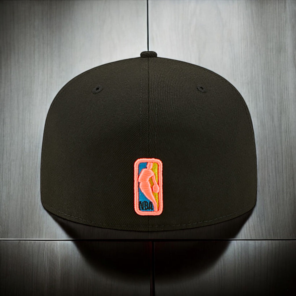 [70643197] Mens New Era NBA 5950 PINK GLOW FITTED - CHICAGO BULLS