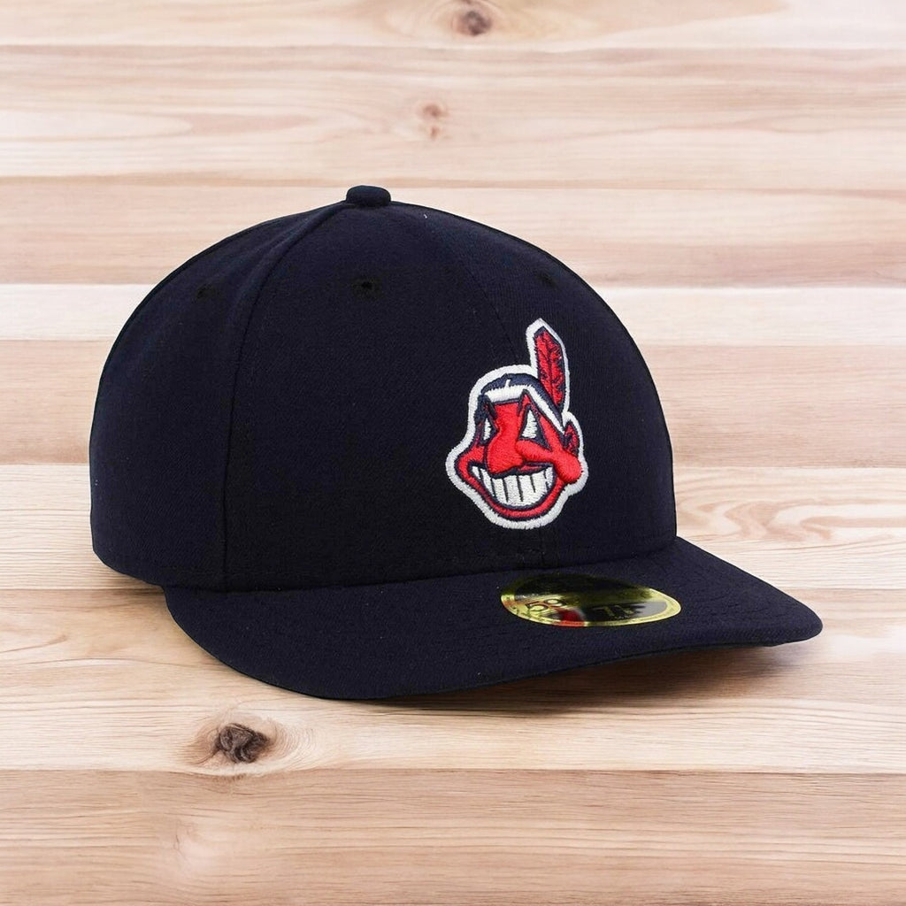 [70367451] Mens New Era MLB Low Profile Authentic 5950 - 2017 Cleveland Indians