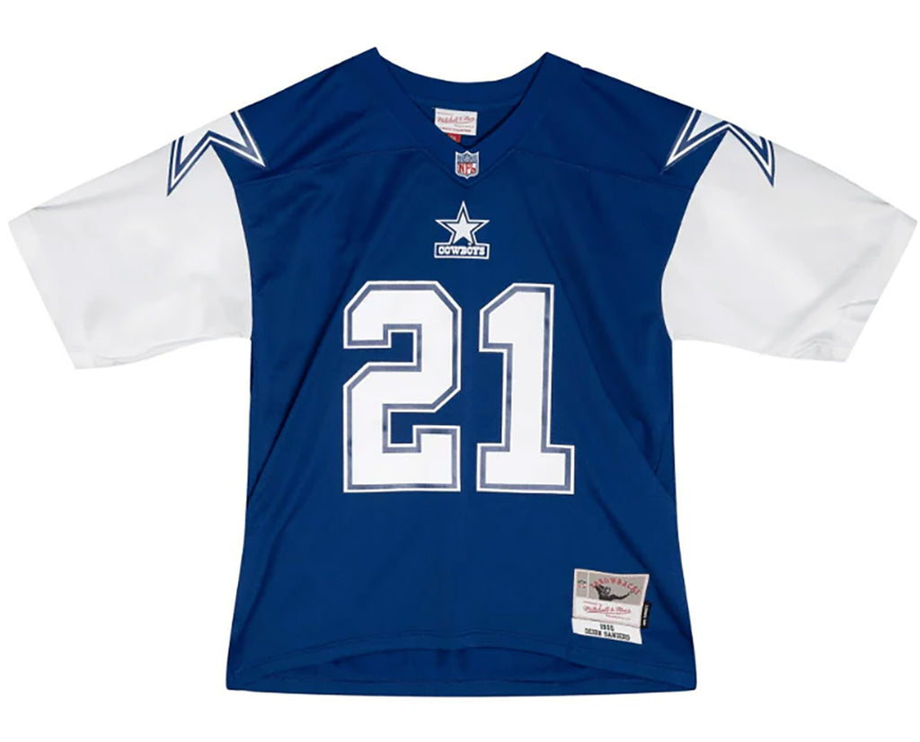 Mens Mitchell & Ness NFL DARK JERSEY COWBOYS 1995 DEION SANDERS
