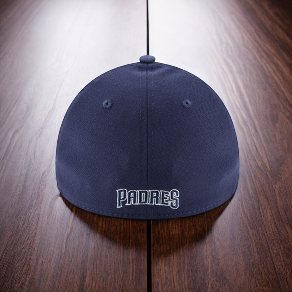 [11432300] Mens New Era MLB 39Thirty Stretch Fit Cap - San Diego Padres