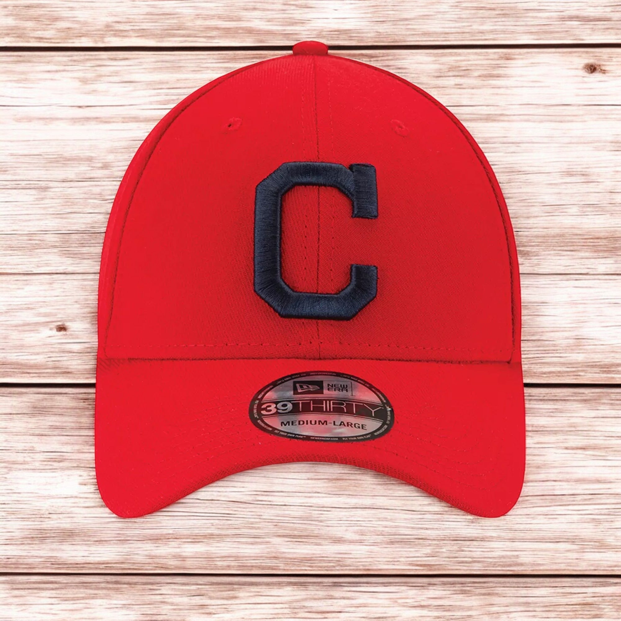 [10975828] Mens New Era MLB Team Classic 3930 Flex - Cleveland Indians