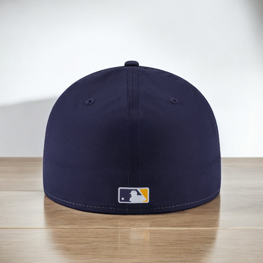 [11555626] Mens New Era MLB 59Fifty Authentic BP Fitted - Milwaukee Brewers