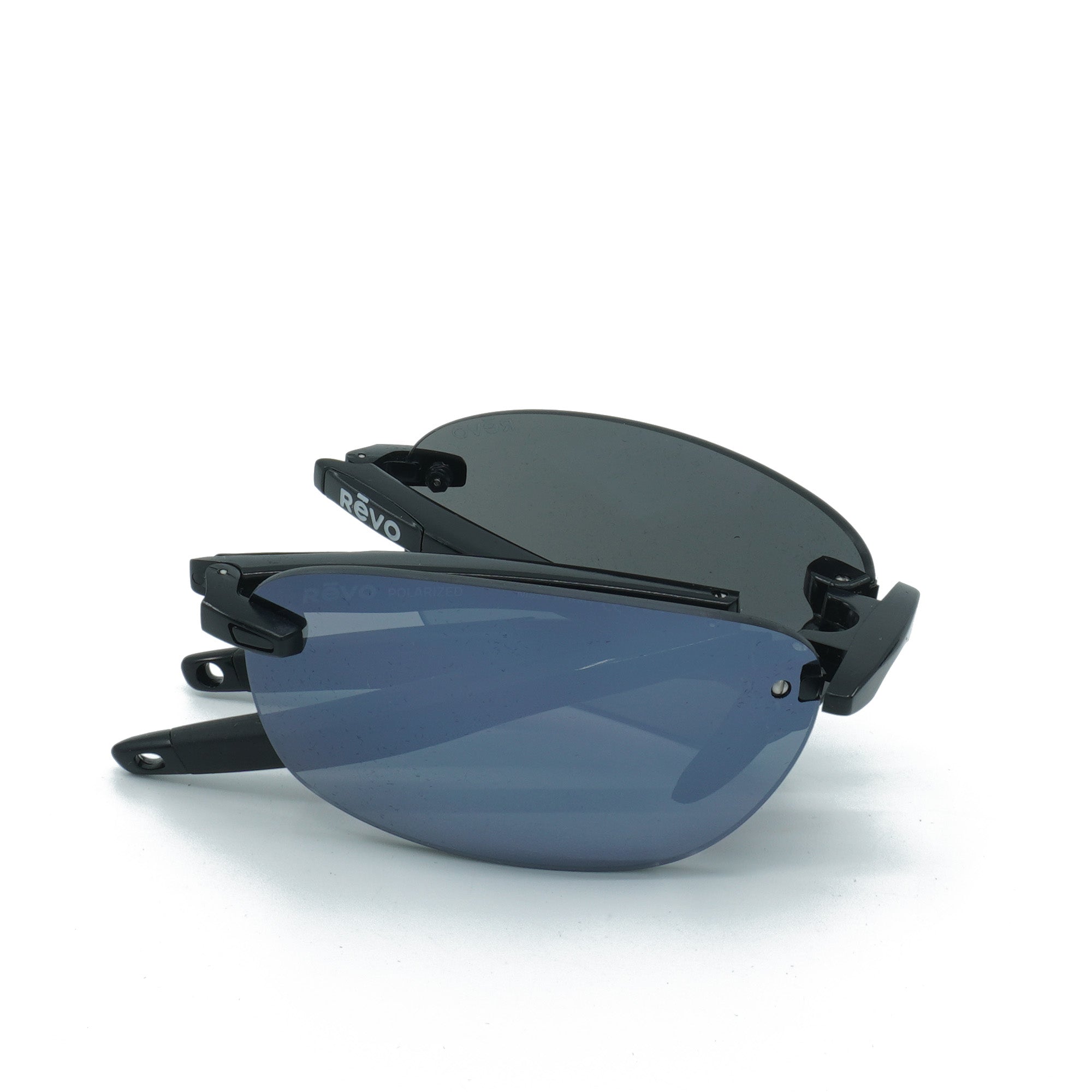 [RE114001GY] MENS REVO DESCEND FOLD POLARIZED SUNGLASSES