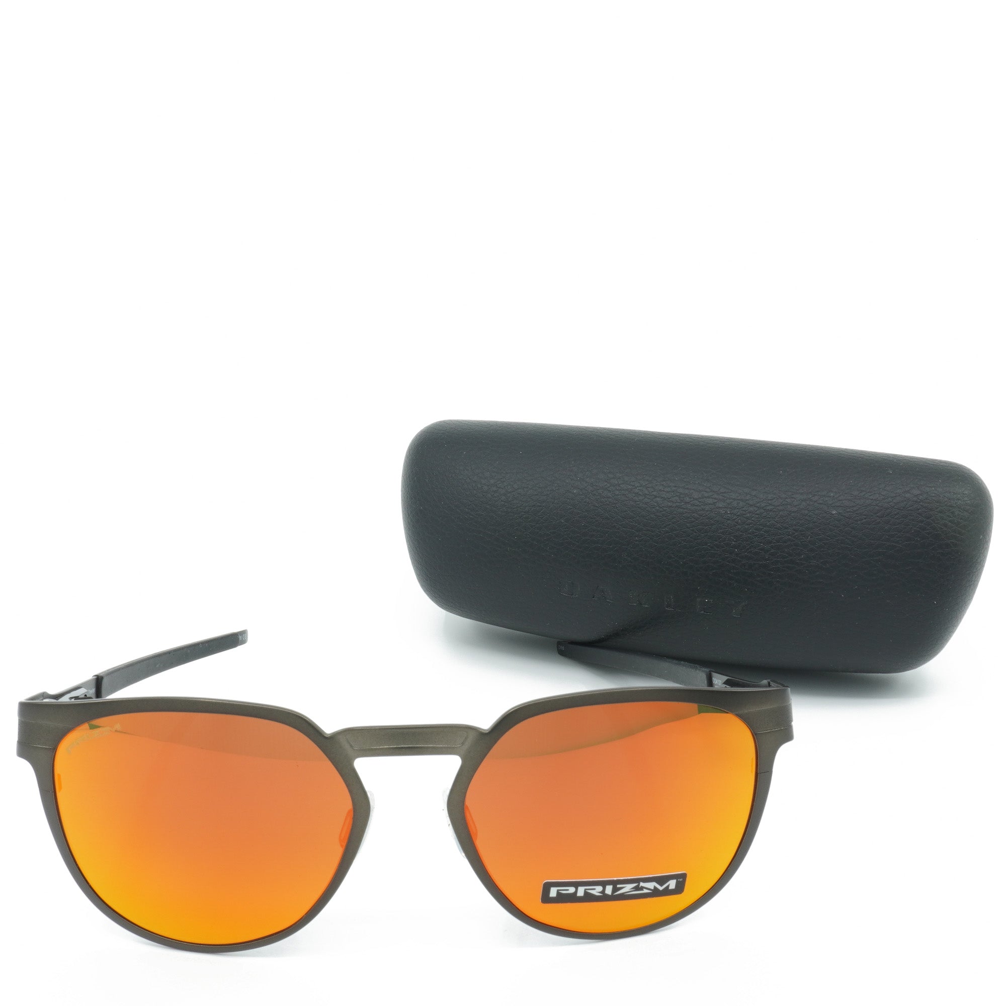 [OO4137-02] Mens Oakley Diecutter Sunglasses - Pewter/Prizm Ruby