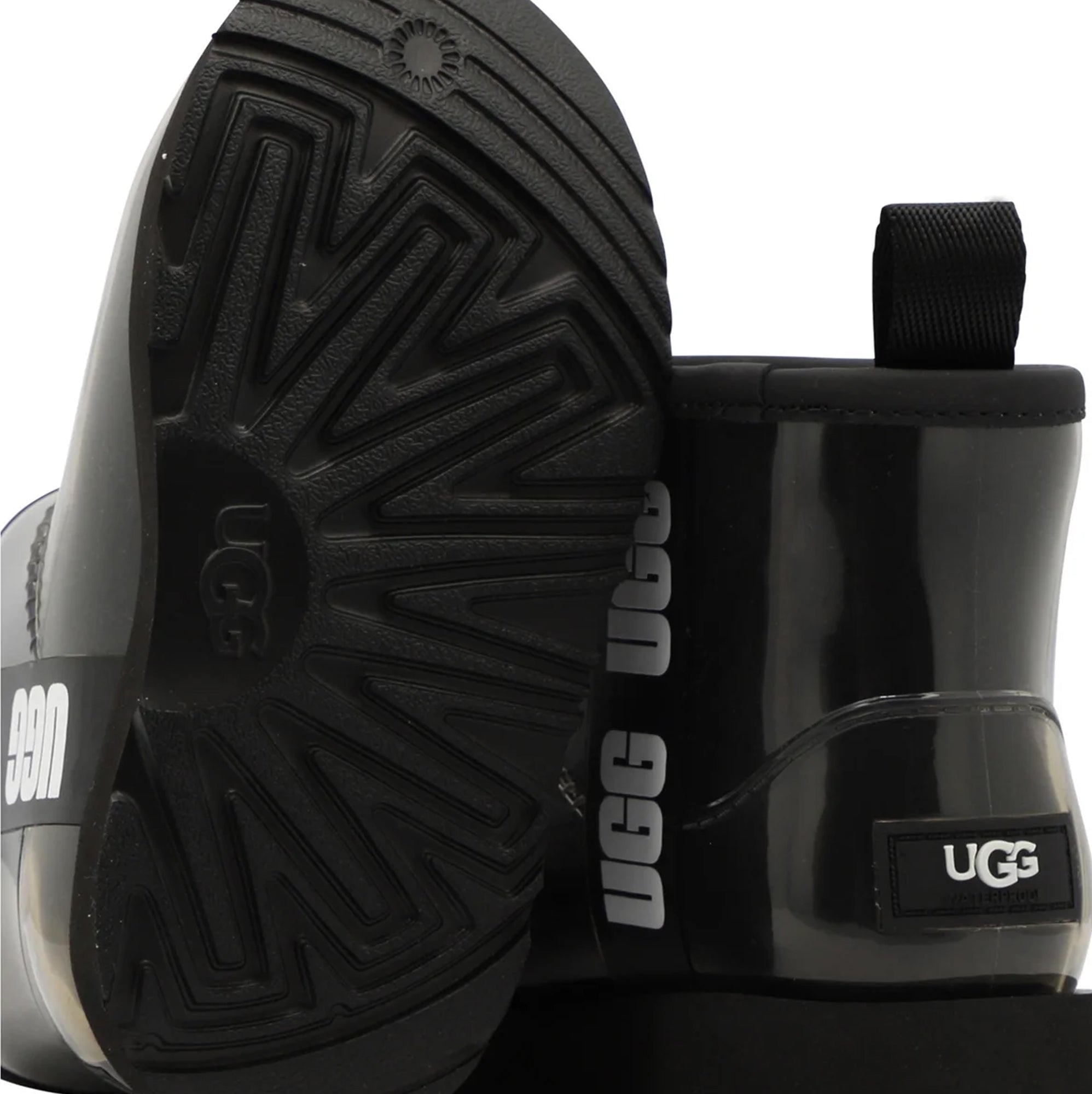 [1112386K-BLK] Kids UGG CLASSIC CLEAR MINI