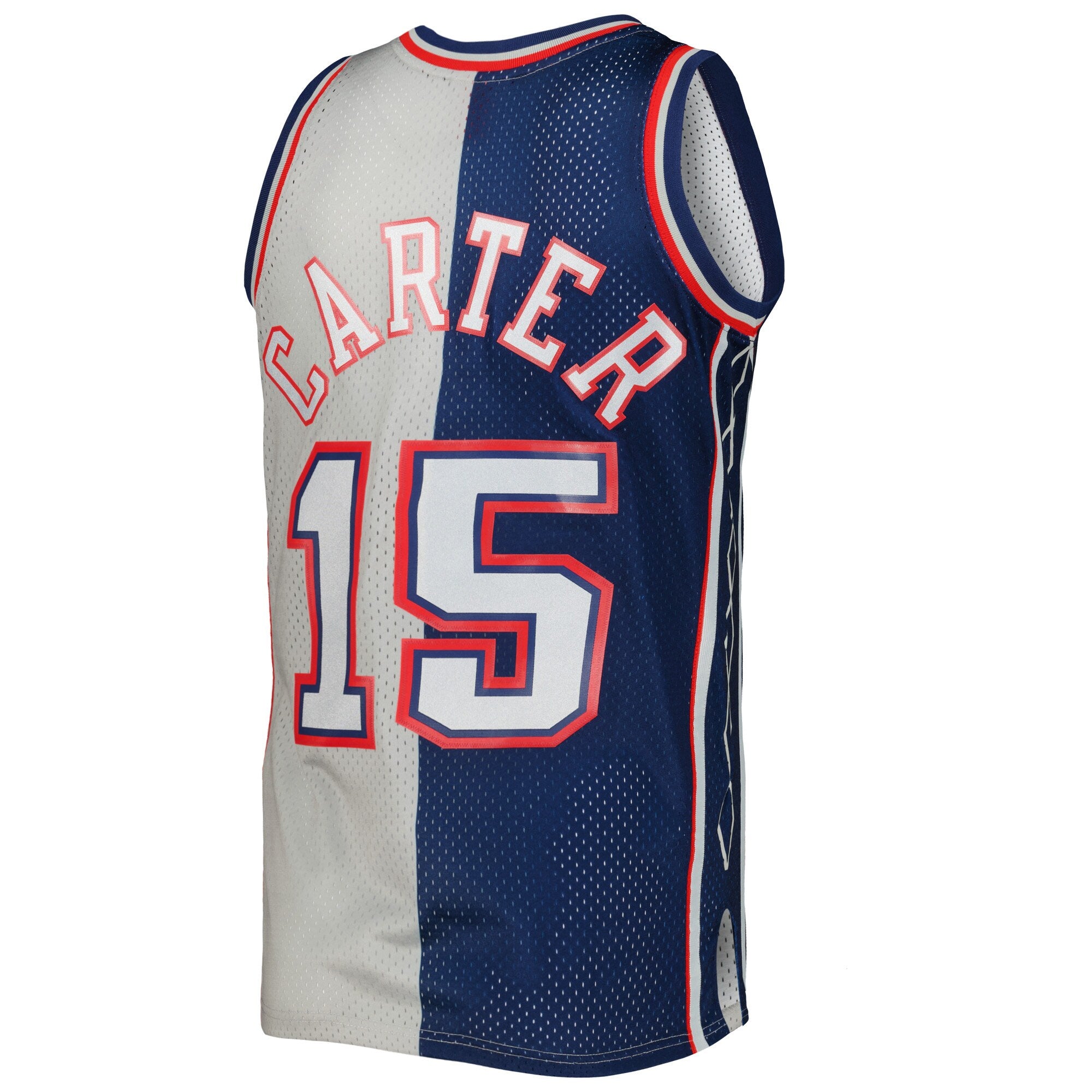 MITCHELL & NESS NBA SPLIT SWINGMAN JERSEY NEW JERSEY NETS 2006 VINCE CARTER