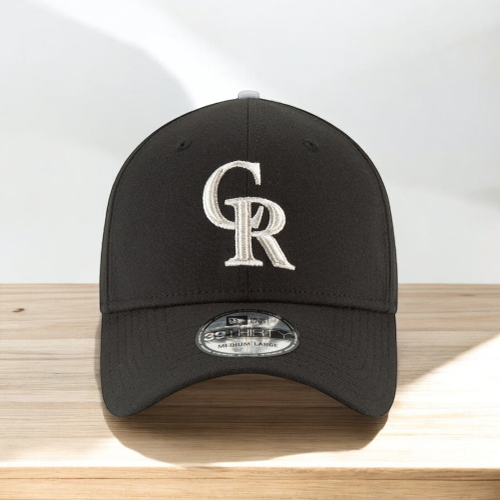 [11576733] Mens New Era MLB 39Thirty Flex Fit Cap - Colorado Rockies
