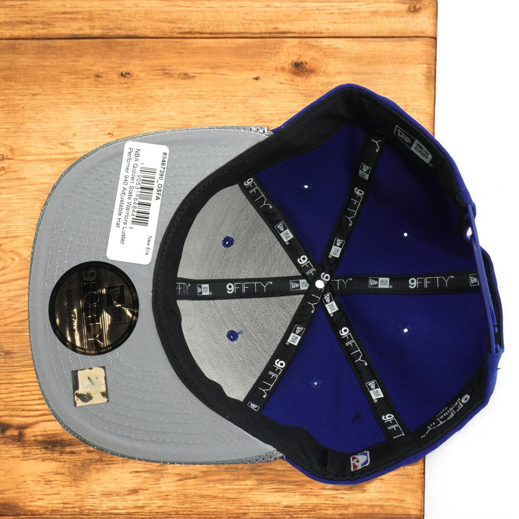 [80467390] Mens New Era NBA GSW Warriors Luster Perfomer 940 Adjustable Hat