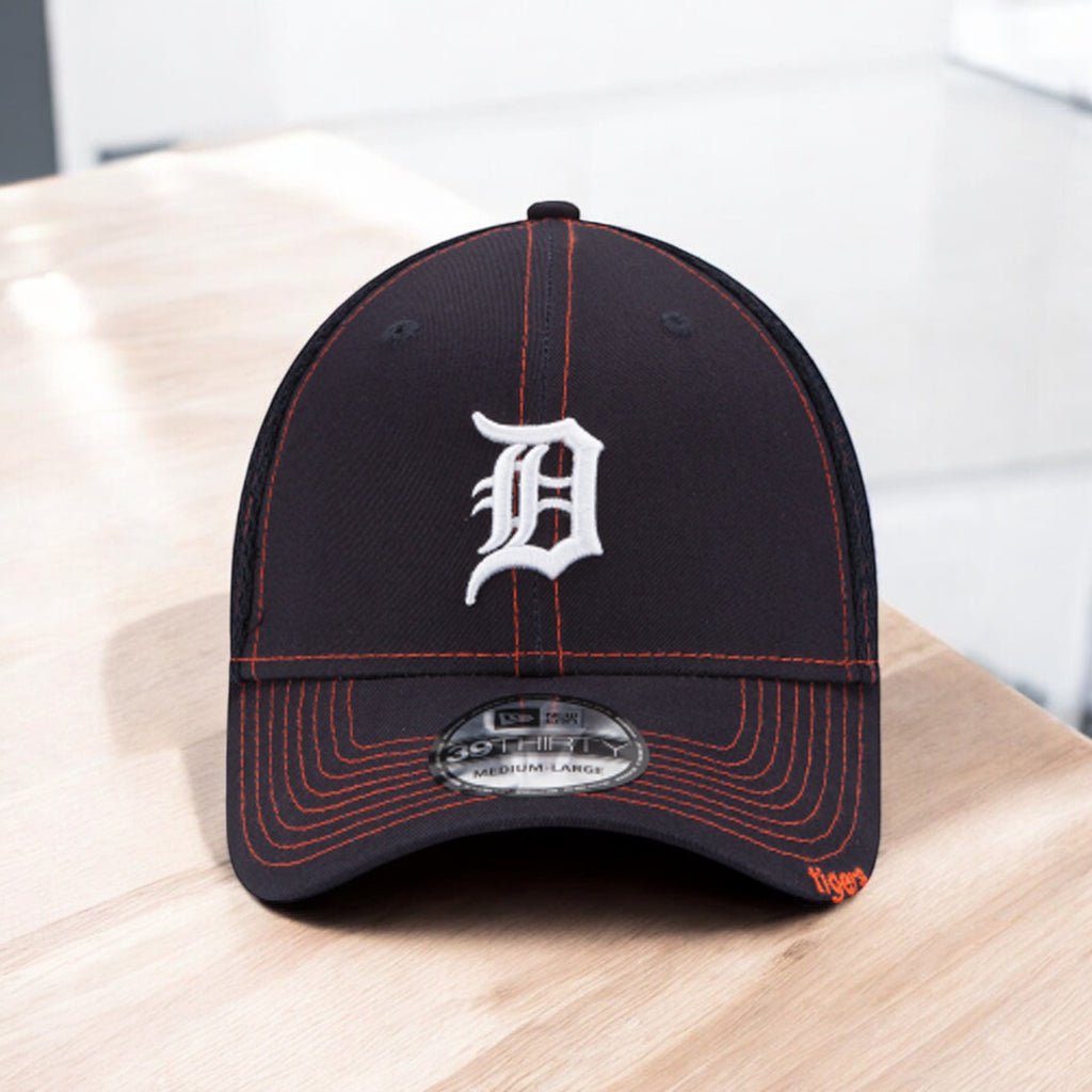 [10059483] Mens New Era MLB 39Thirty Neo Flex Fit Cap - Detroit Tigers