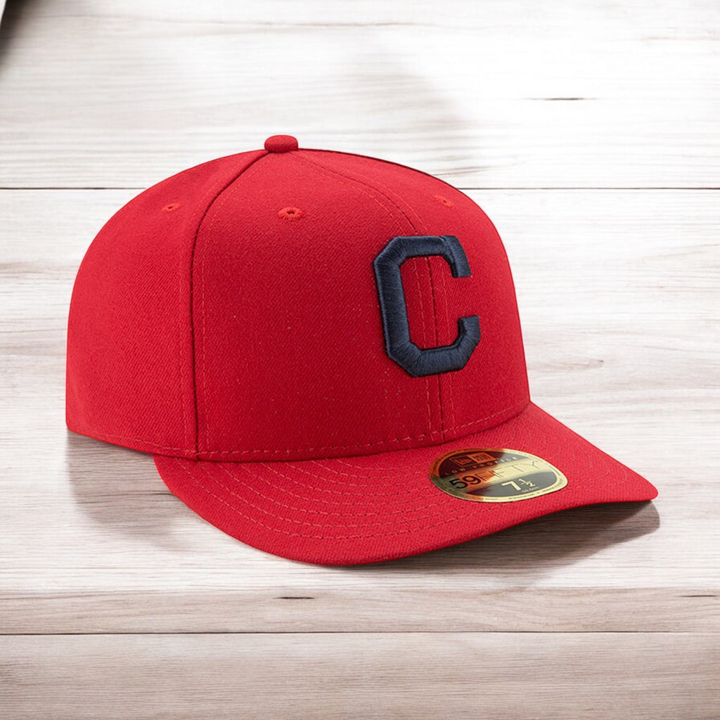 [70367453] Mens New Era MLB Low Profile Authentic 5950 - Cleveland Indians
