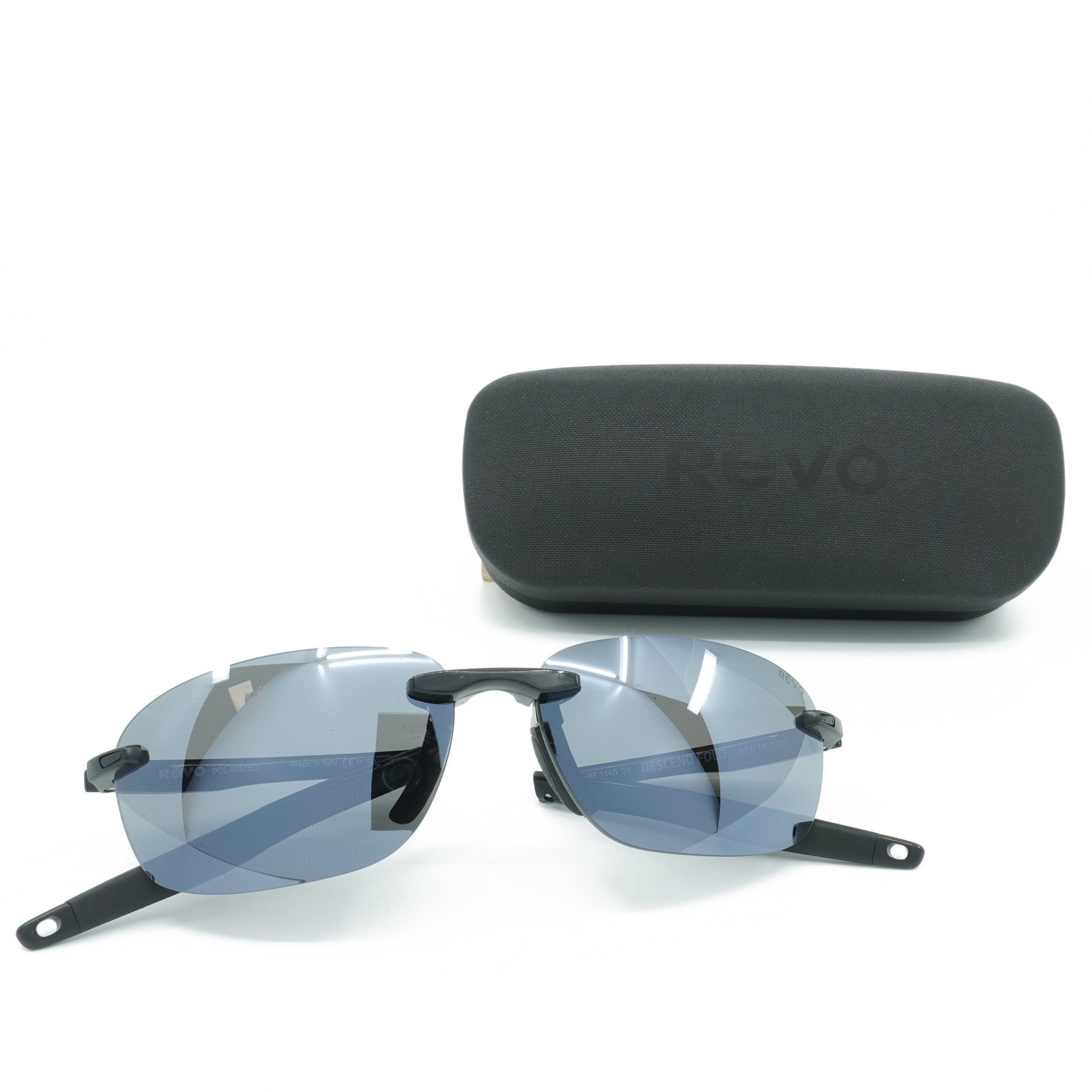 [RE114001GY] MENS REVO DESCEND FOLD POLARIZED SUNGLASSES