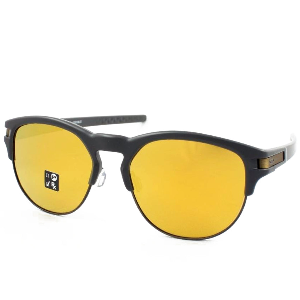[OO9394-10] Mens Oakley Latch Key Sunglasses - Matte Carbon/24K Iridium