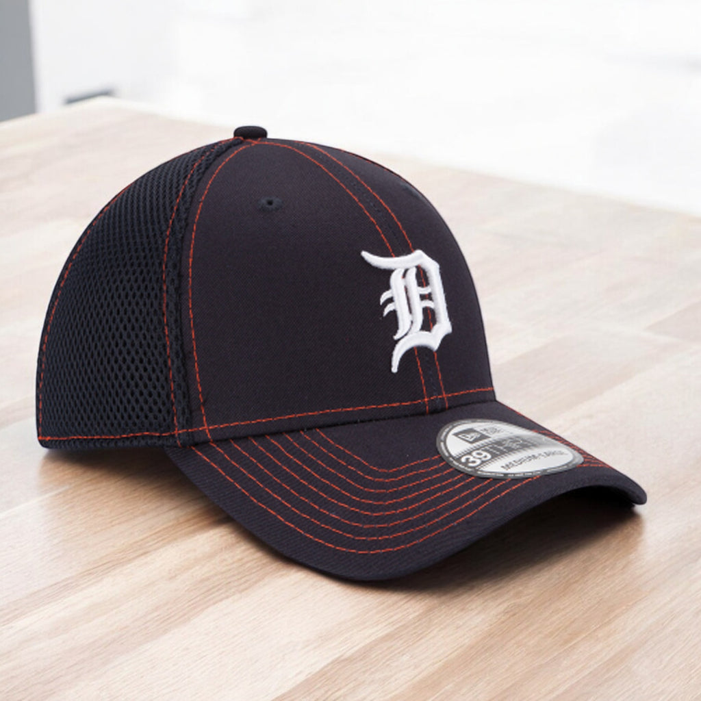[10059483] Mens New Era MLB 39Thirty Neo Flex Fit Cap - Detroit Tigers