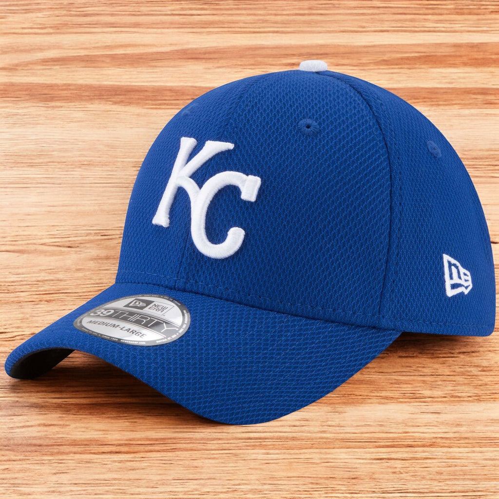 [11403322] Mens New Era MLB Diamond Era Classic 39Thirty Stretch Cap Kansas City Royals