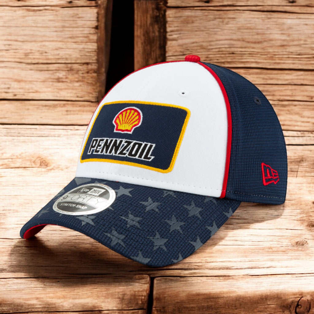 [12369053] Mens New Era Nascar 9Forty USA Cap - Joey Logano
