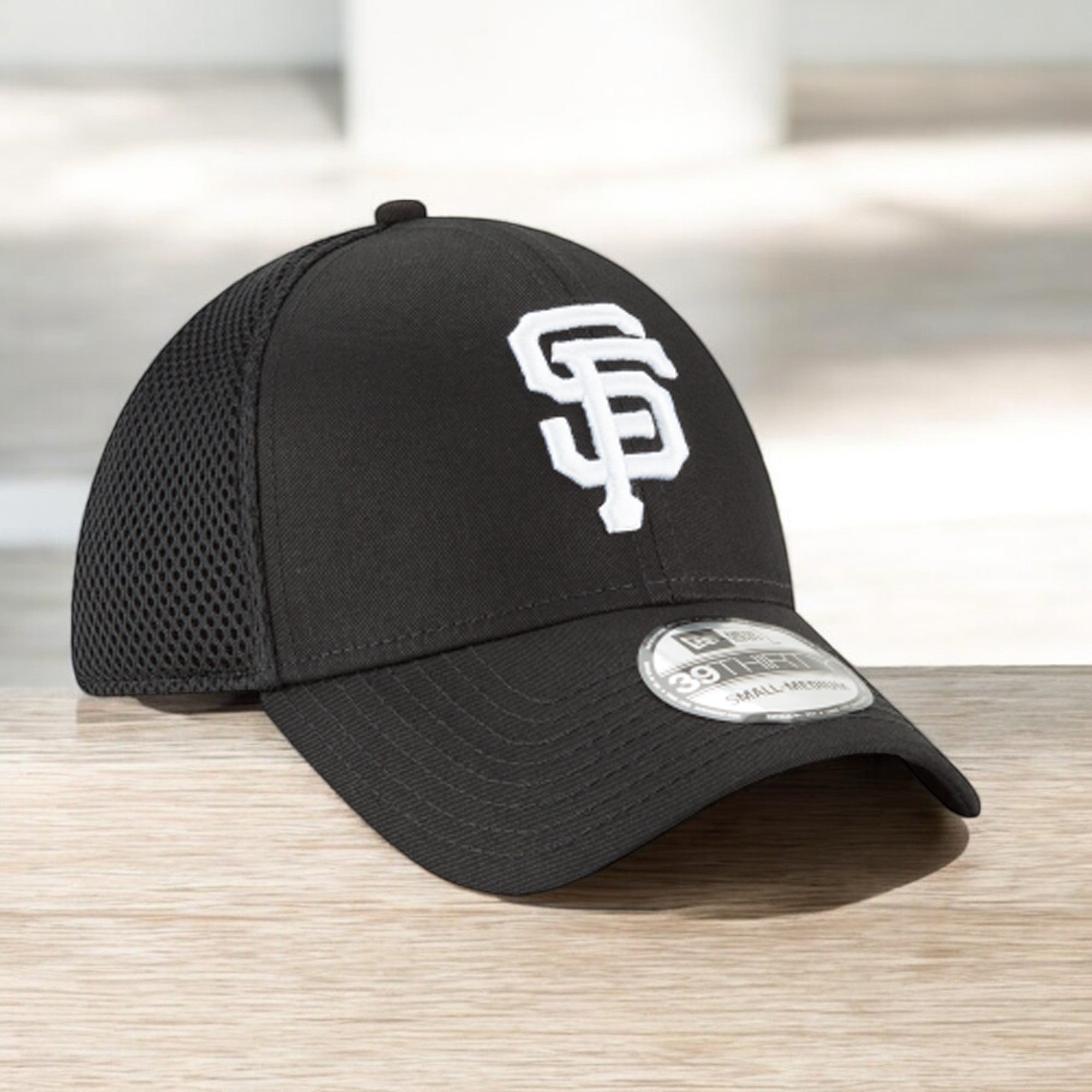 [11591283] Mens New Era MLB 39Thirty Neo Flex Fit Cap - San Francisco Giants